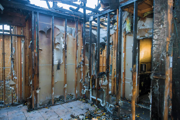 Professional Soot Cleanup technician working in Decatur, AL